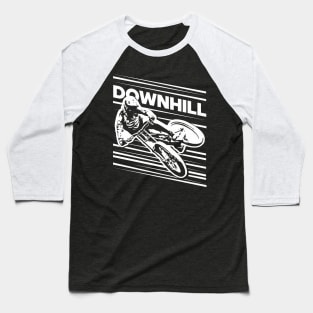 Downhill MTB Baseball T-Shirt